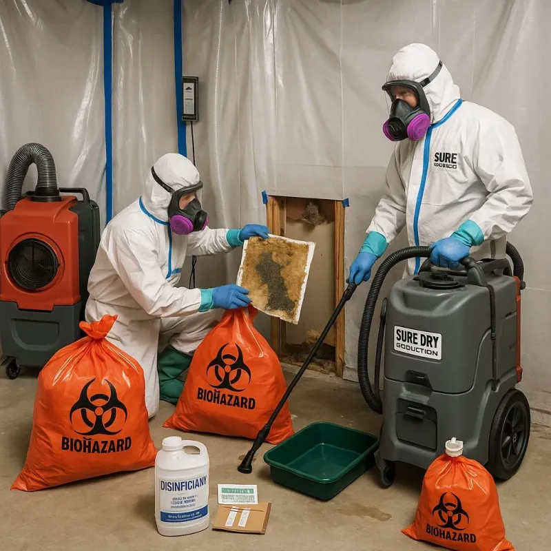 Contaminated Water Handling Protocols process in Constantine, MI